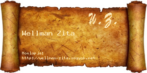 Wellman Zita névjegykártya